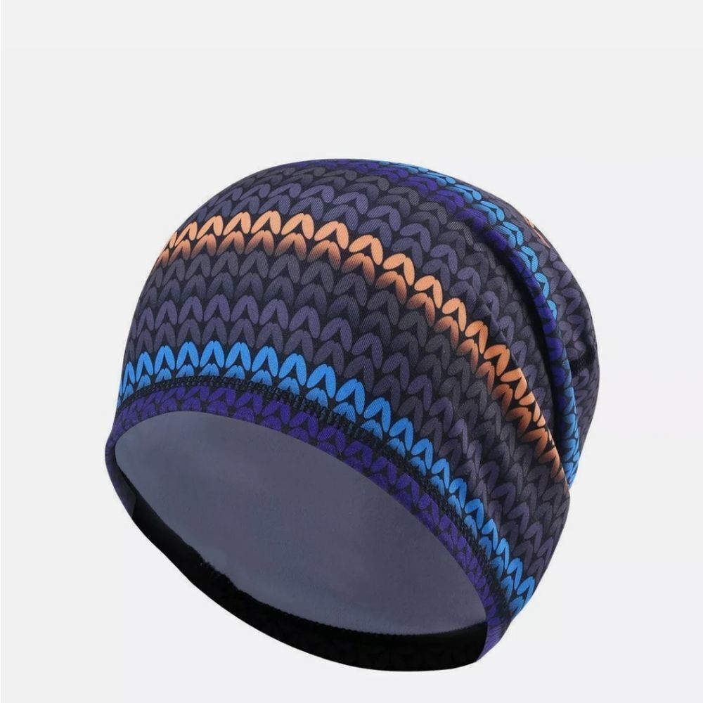 Fashion Unisex Women Men Beanie Hat Skull Fitted Plain Head Wrap Sport Wave Caps
